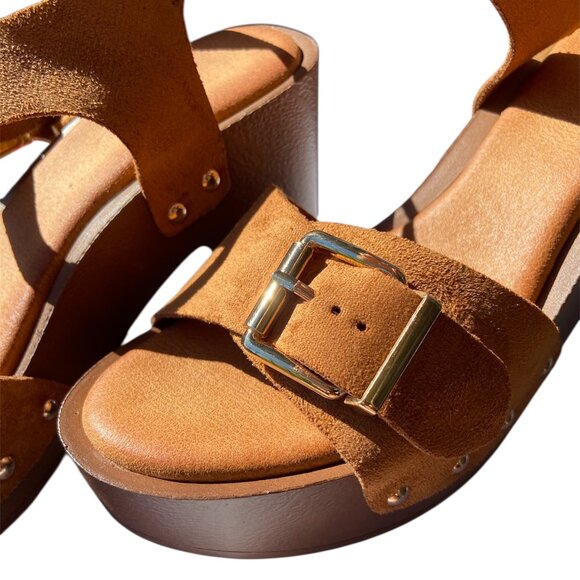 Women's Sandals Summer Platform High Heels Buckle Straps Pumps Party Shoes lady - Picture 4 of 11